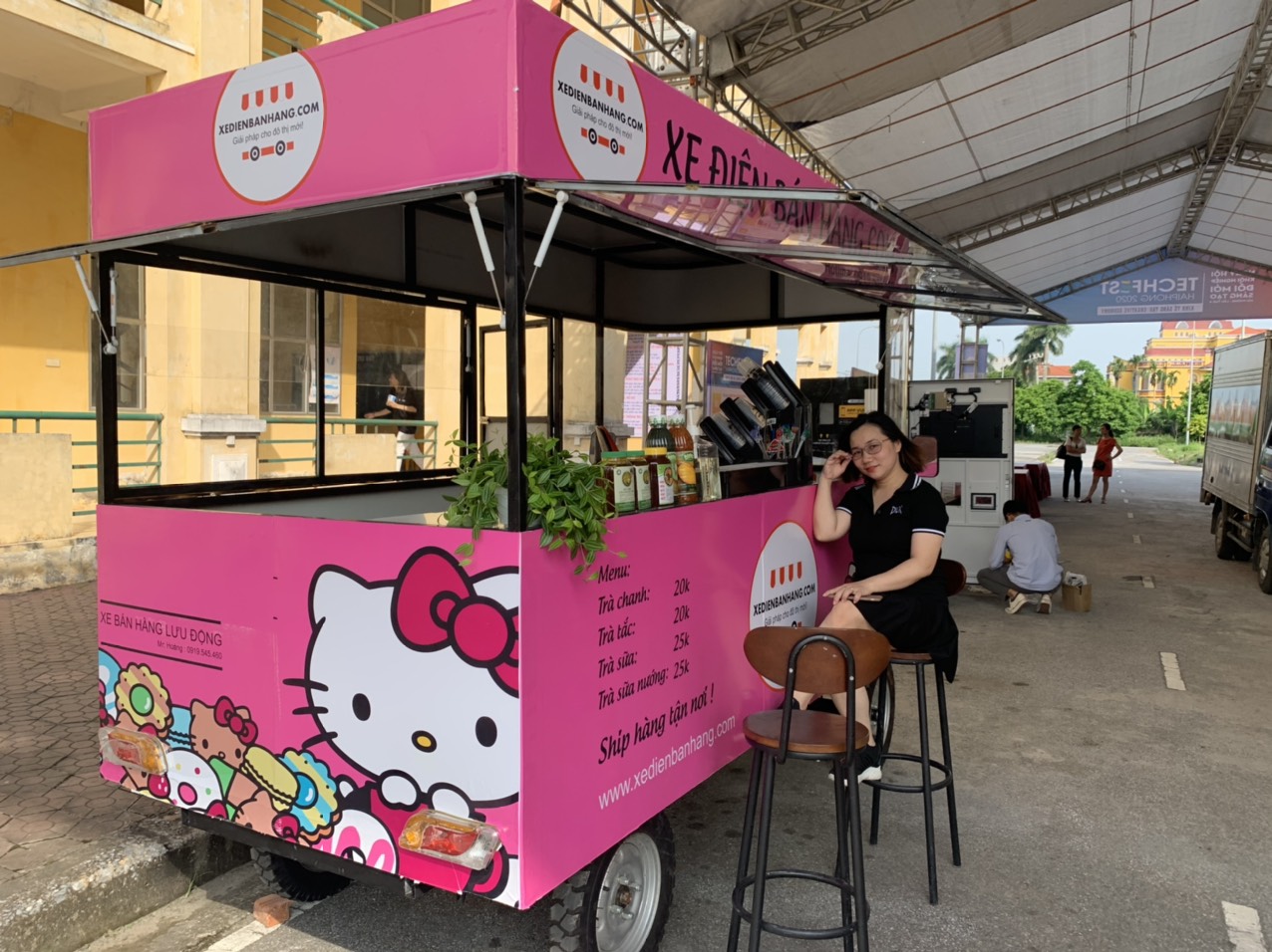xe điện bán hàng lưu động