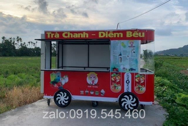 kiot bán trà sữa